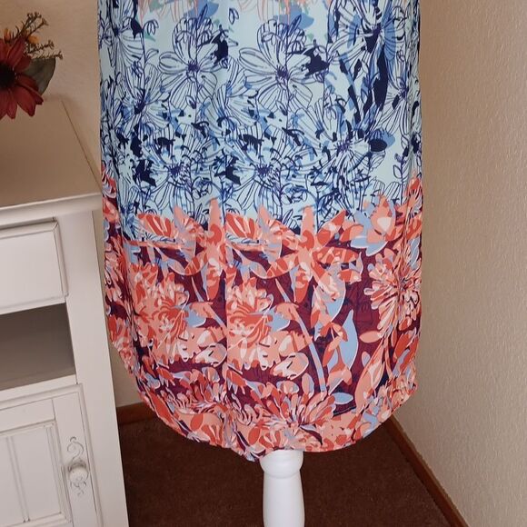 H & M Colorful Shift. Coastal Grandma,  Beachy, Cruising - Picture 7 of 12